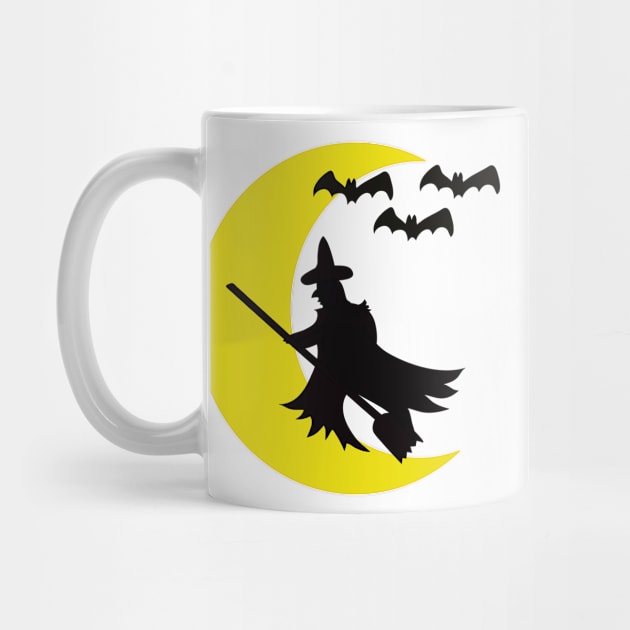 Halloween, holiday, decorations, witch, bats by sandyo2ly